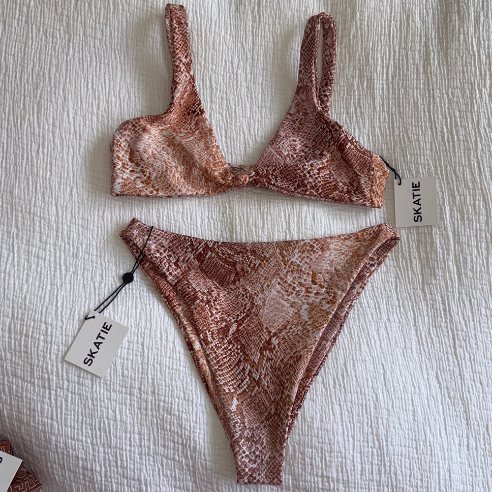 Skatie Snake Print Bikini